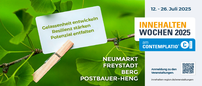 INNEHALTEN Woche 2025: 12.-26. Juli 2025