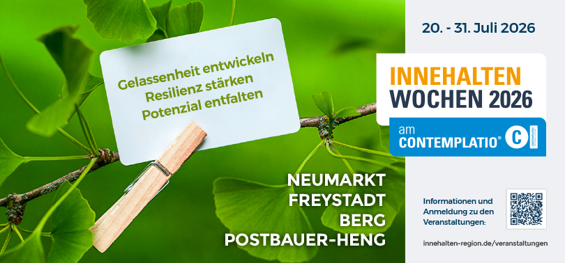 INNEHALTEN Woche 2026: 20.-31. Juli 2026